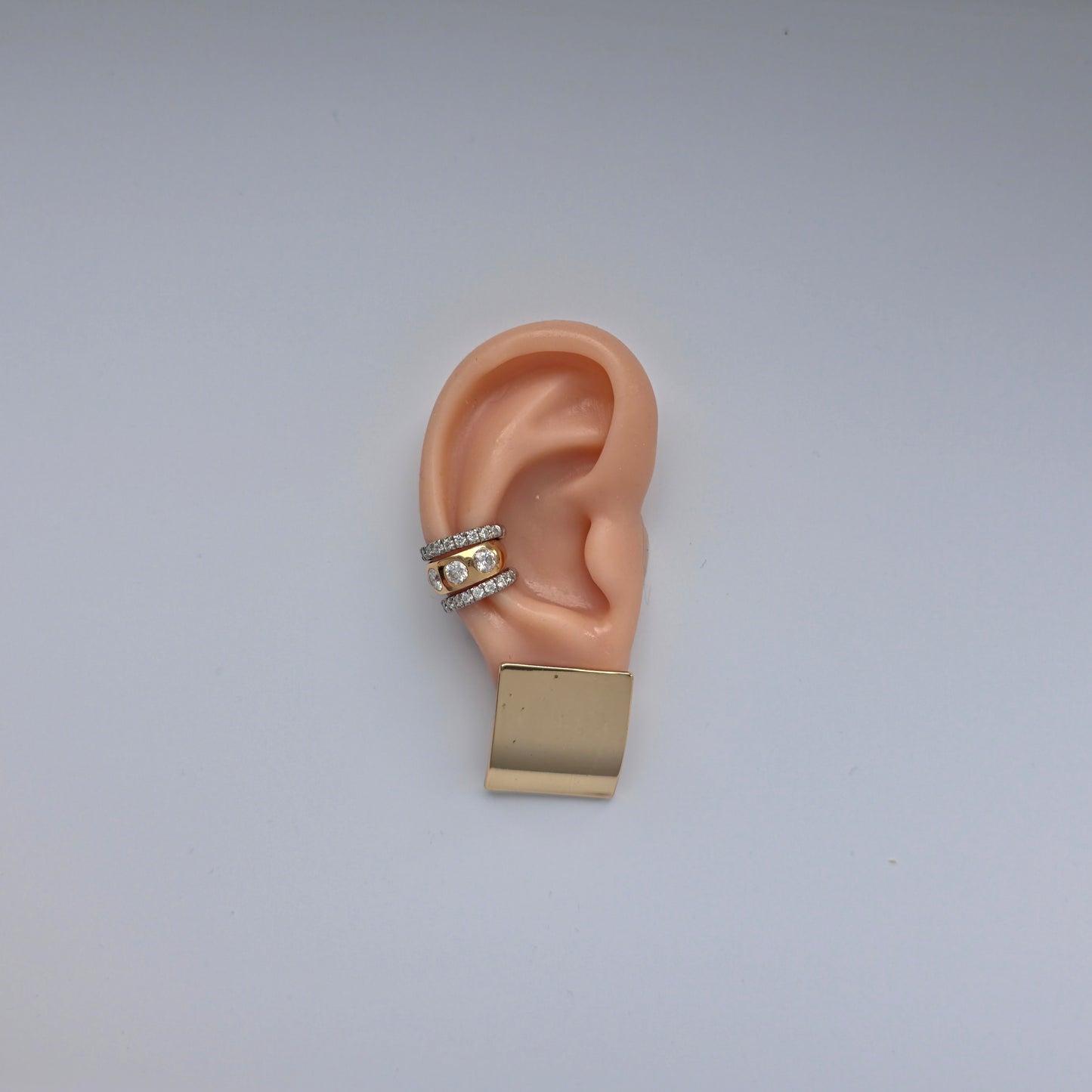 Linea Midi Ear Cuff – Purple Amethyst