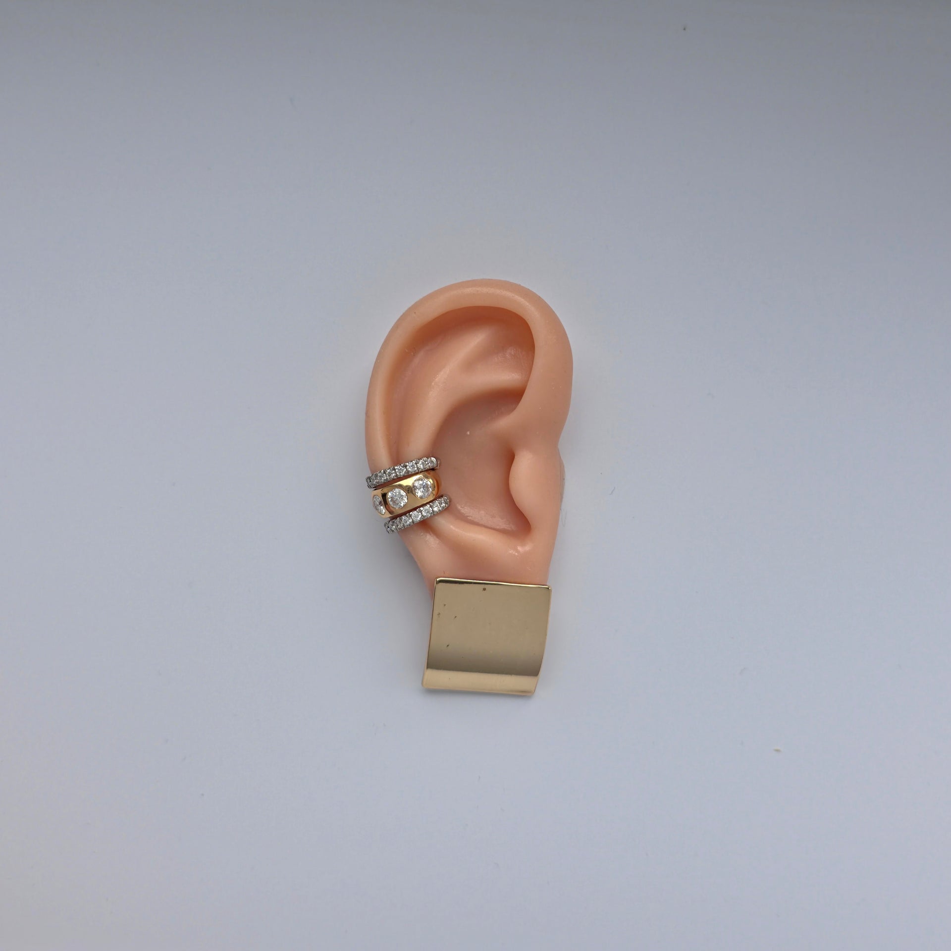Linea Midi Ear Cuff – Purple Amethyst