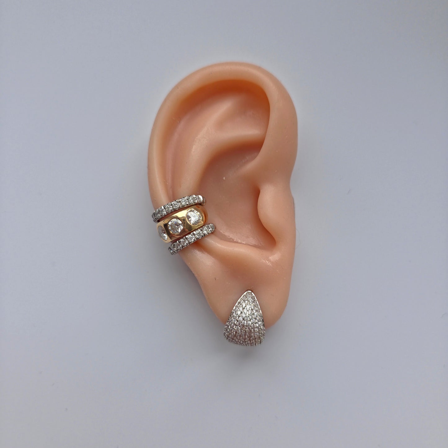 Linea Midi Ear Cuff – Purple Amethyst