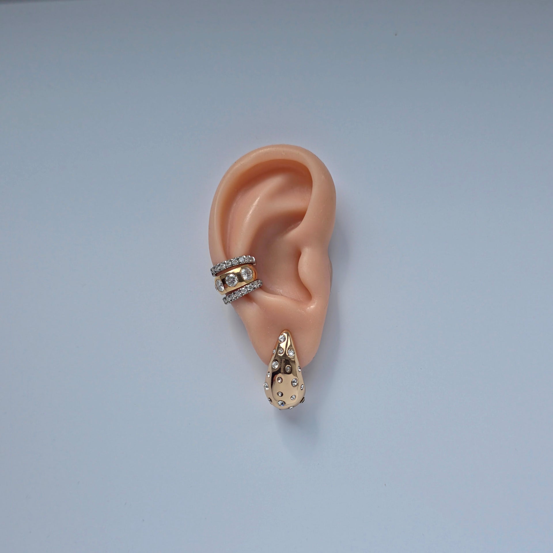 Linea Midi Ear Cuff – Purple Amethyst