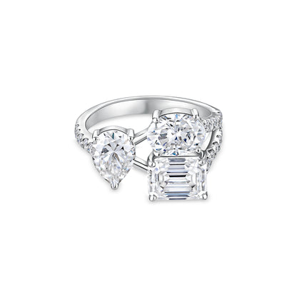Nova Trio Ring – White Diamond