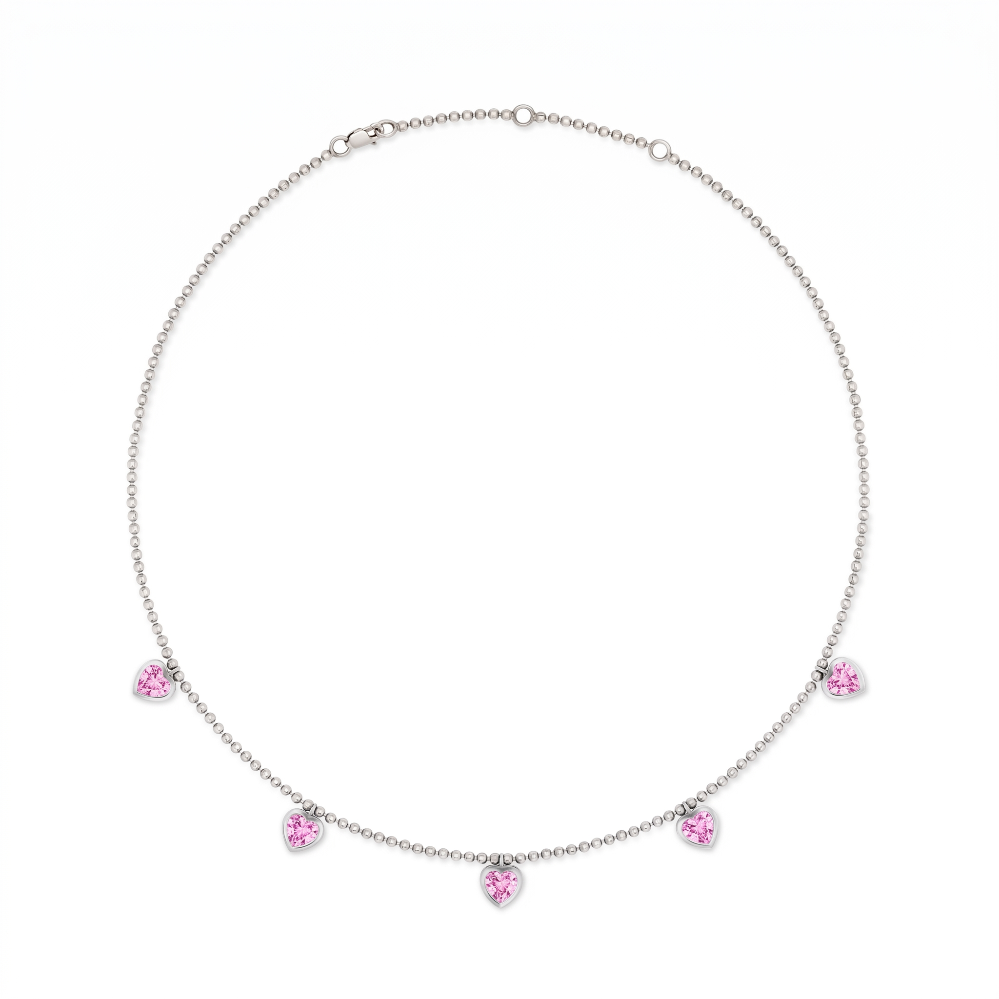 Amore Harmony Necklace – Light Pink Sapphire