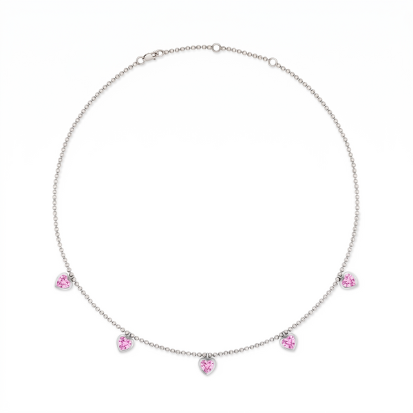 Amore Harmony Necklace – Light Pink Sapphire