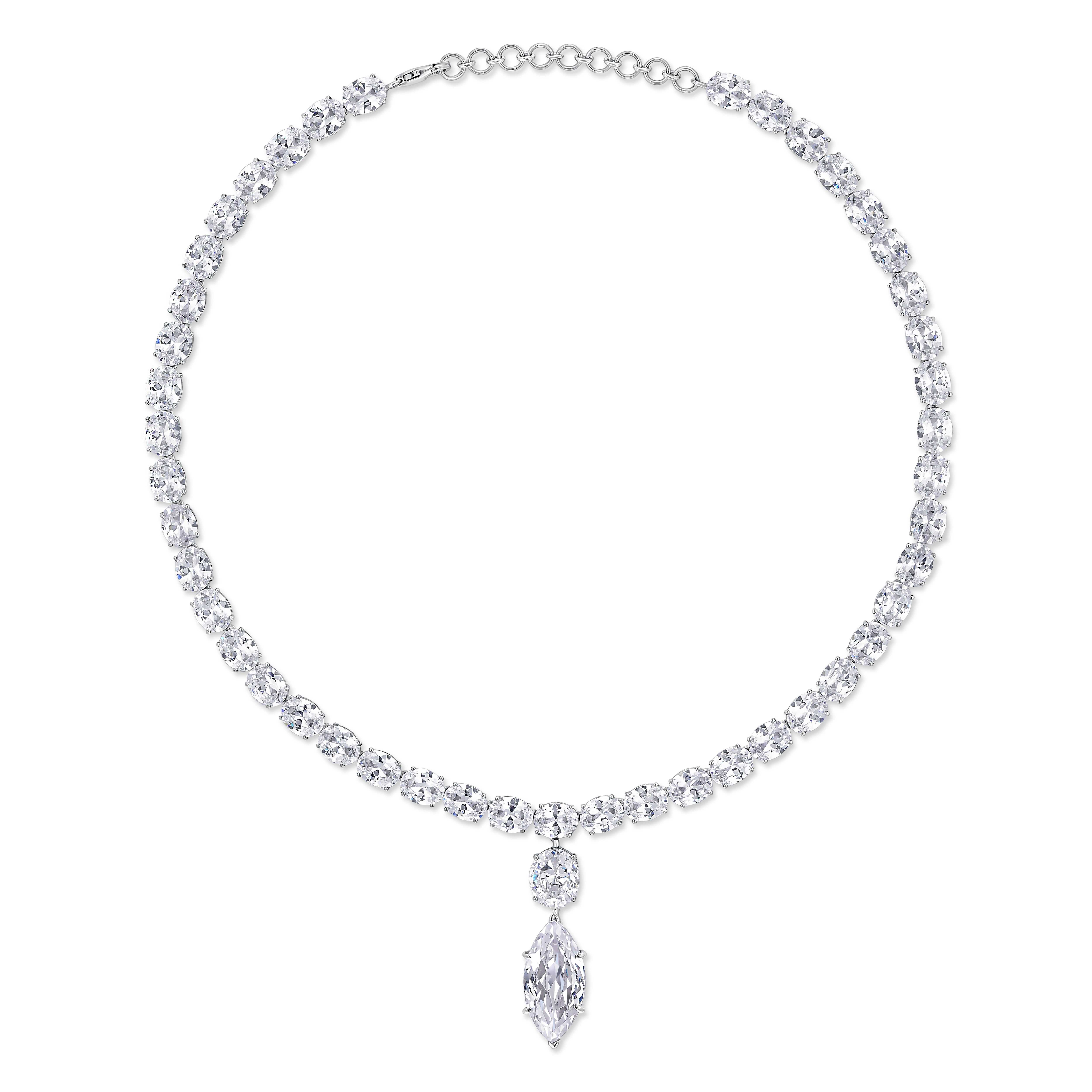 Velara Grand Necklace – White Diamond