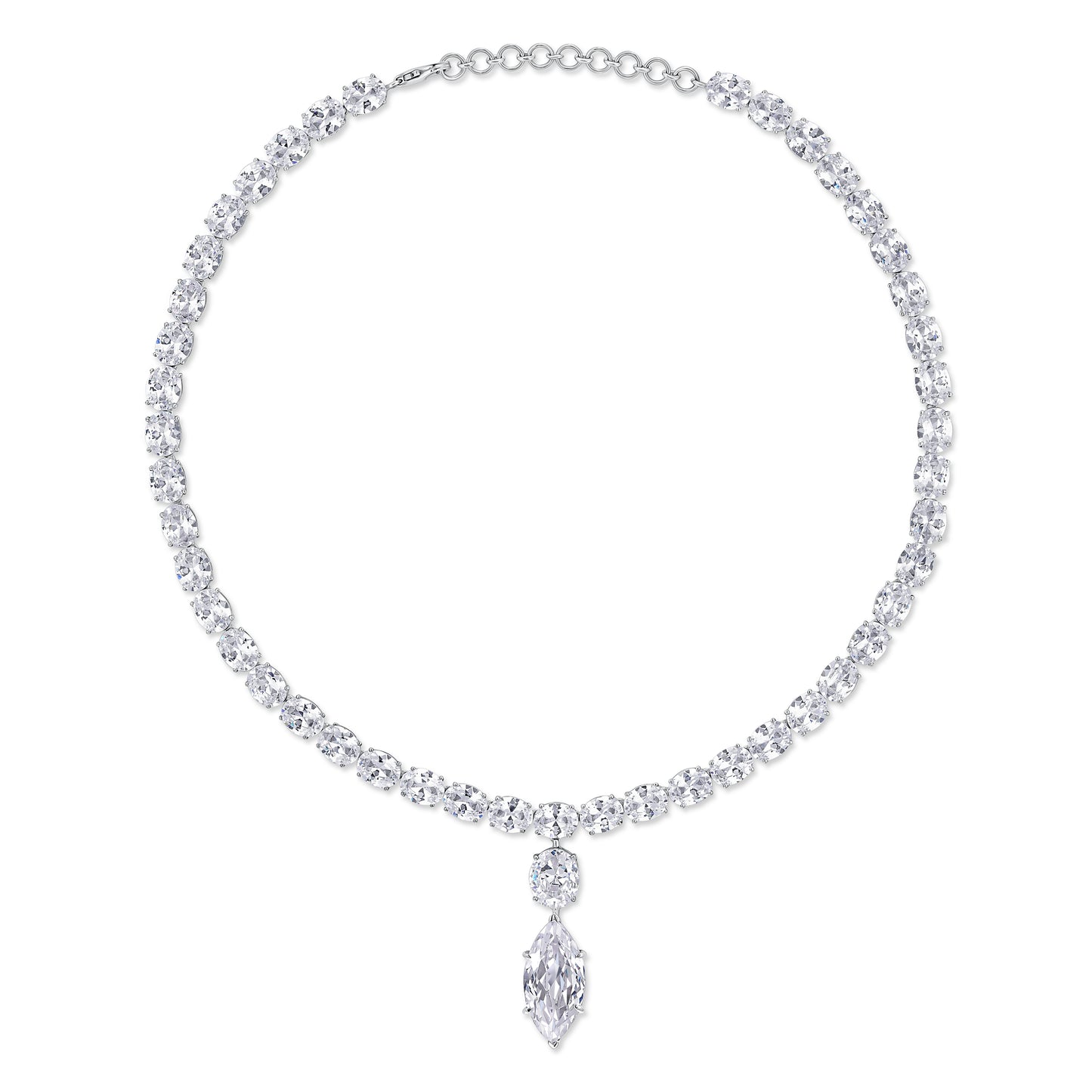 Velara Grand Necklace – White Diamond
