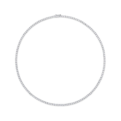 Juno Midi Tennis Necklace – Orange Padparadscha Sapphire