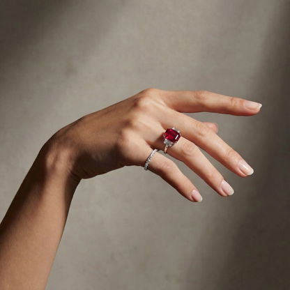 Nexus Trilogy Ring – Red Ruby