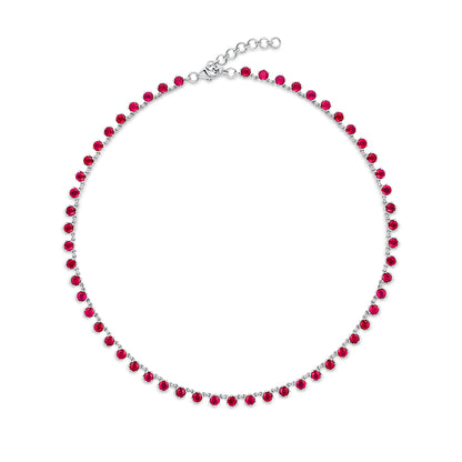 Juno Rivière Necklace – Red Ruby