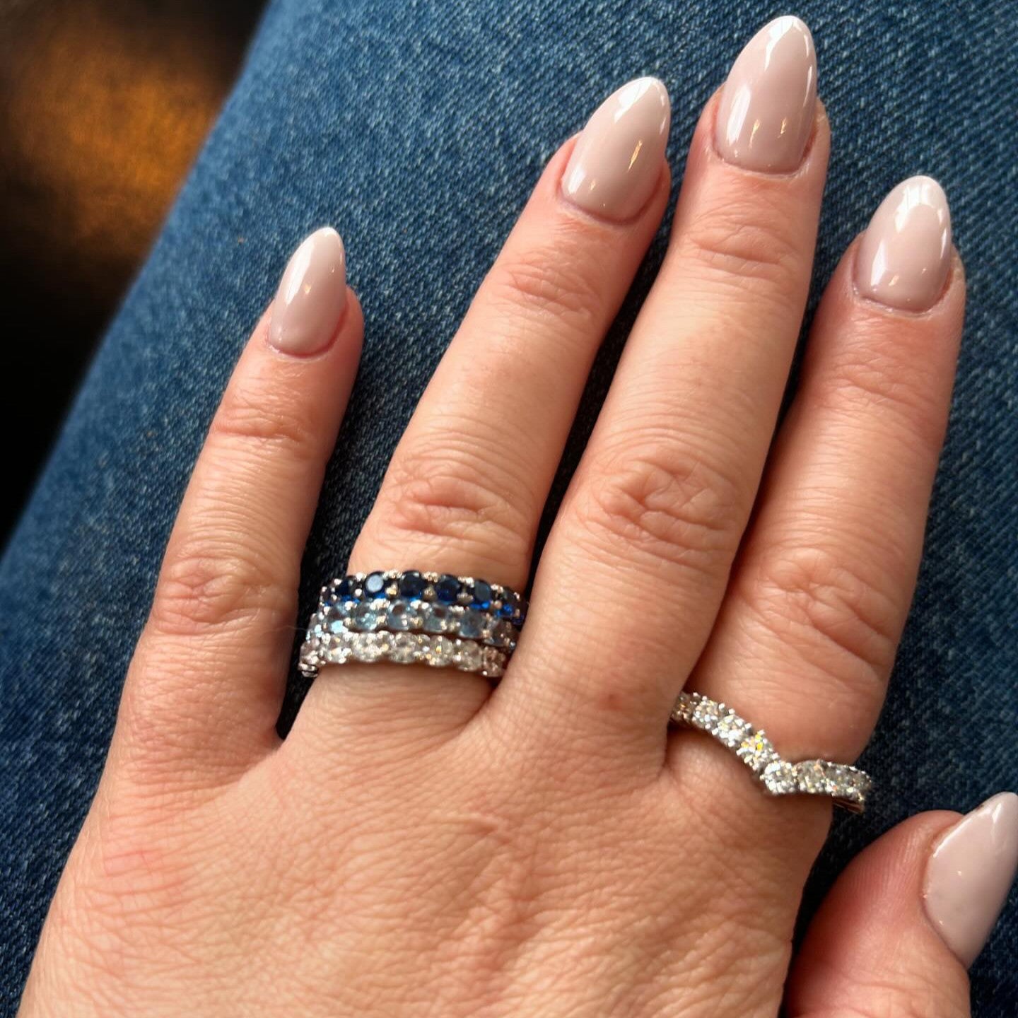 Linea Demi Grande Ring – Light Pink Sapphire