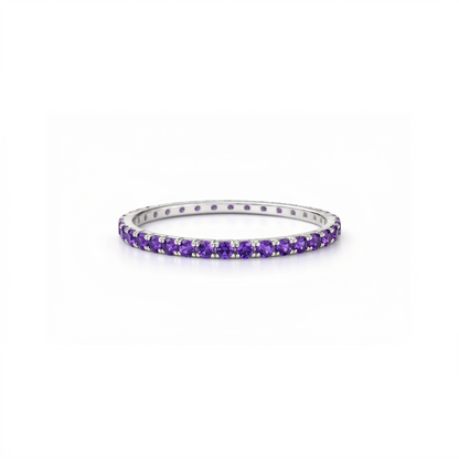 Linea Mini Ring – Purple Sapphire
