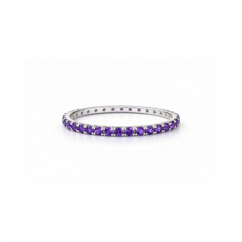 Linea Mini Ring – Purple Sapphire