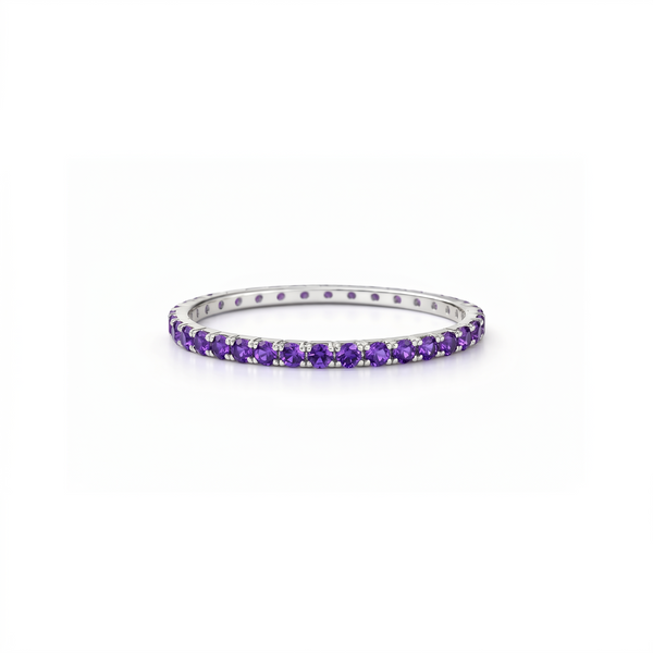 Linea Mini Ring – Purple Sapphire