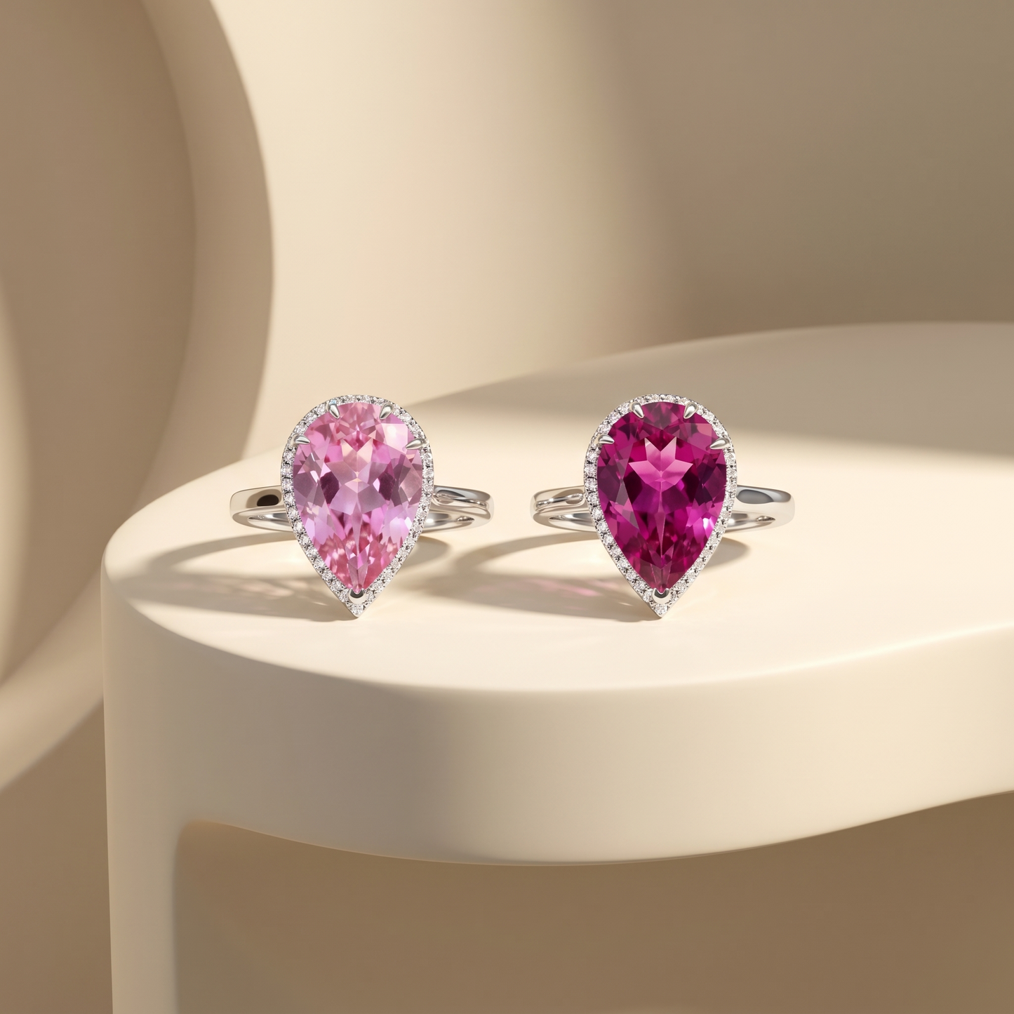 Nova Principessa Ring – Vivid Pink Sapphire