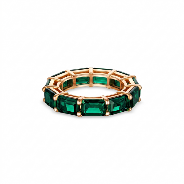 Nexus Tennis Ring – Zambian Green Emerald
