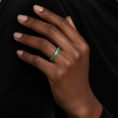 Forma Eternity Ring – White Diamond