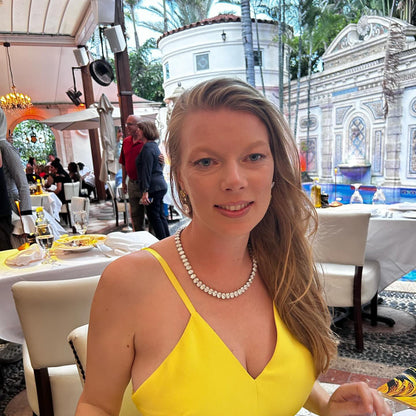 Nova Versus Earrings – Yellow Sapphire