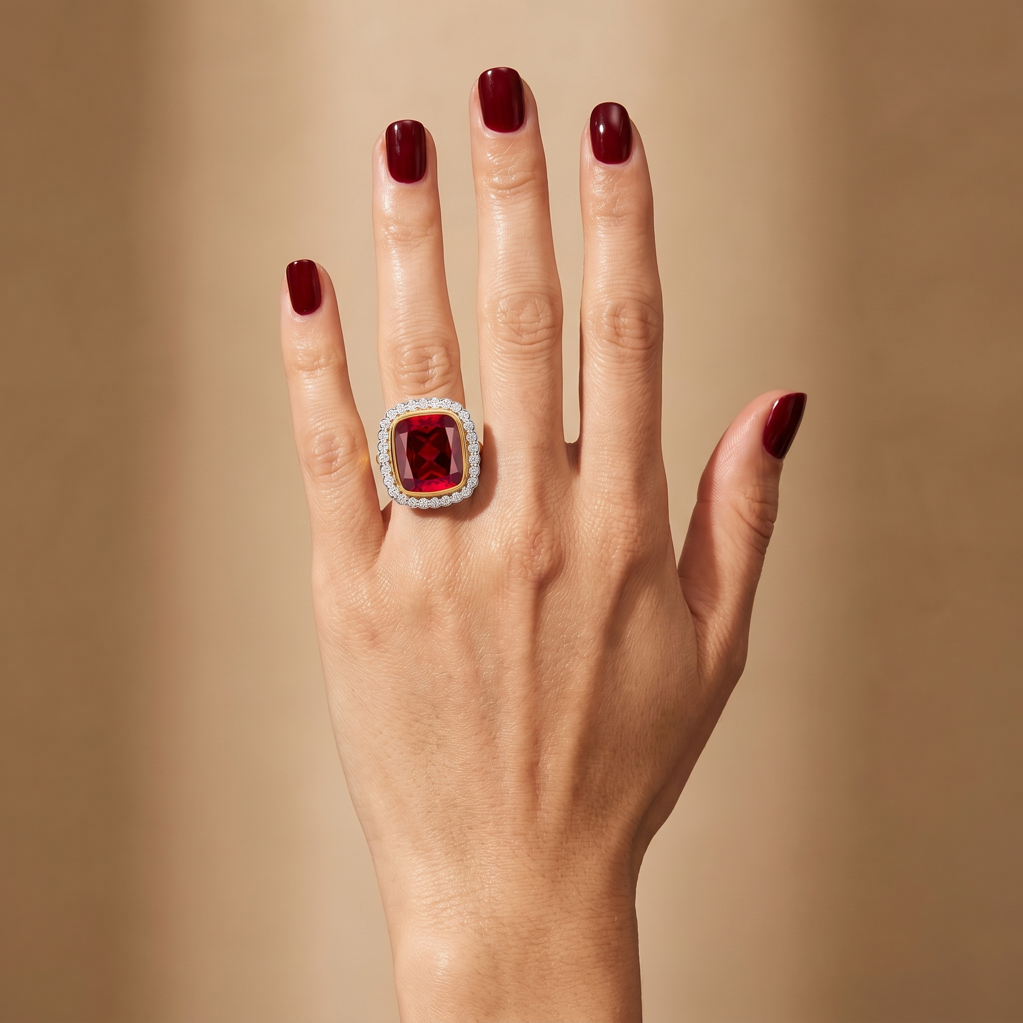 Royal VII Ring – Red Ruby