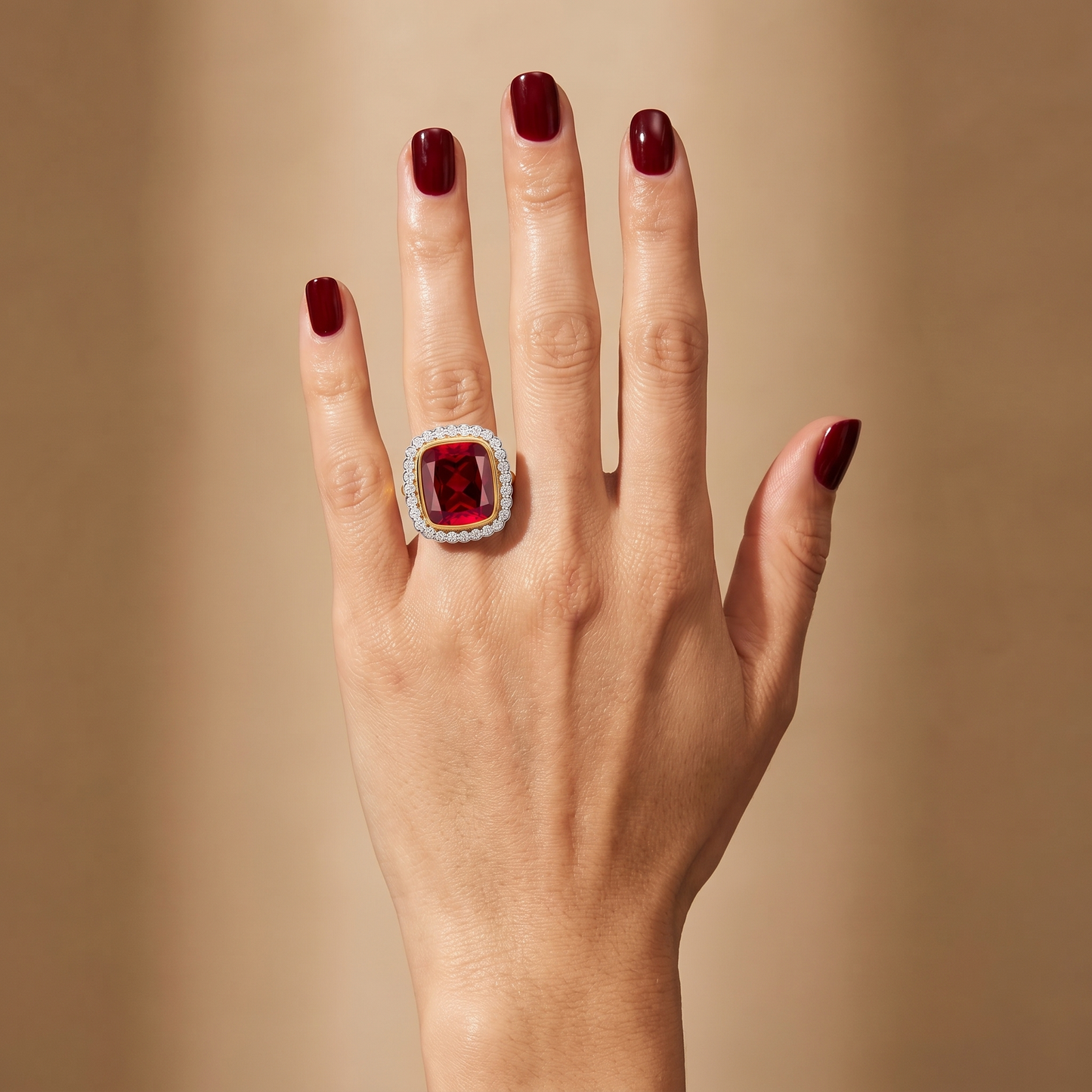 Royal VII Ring – Red Ruby