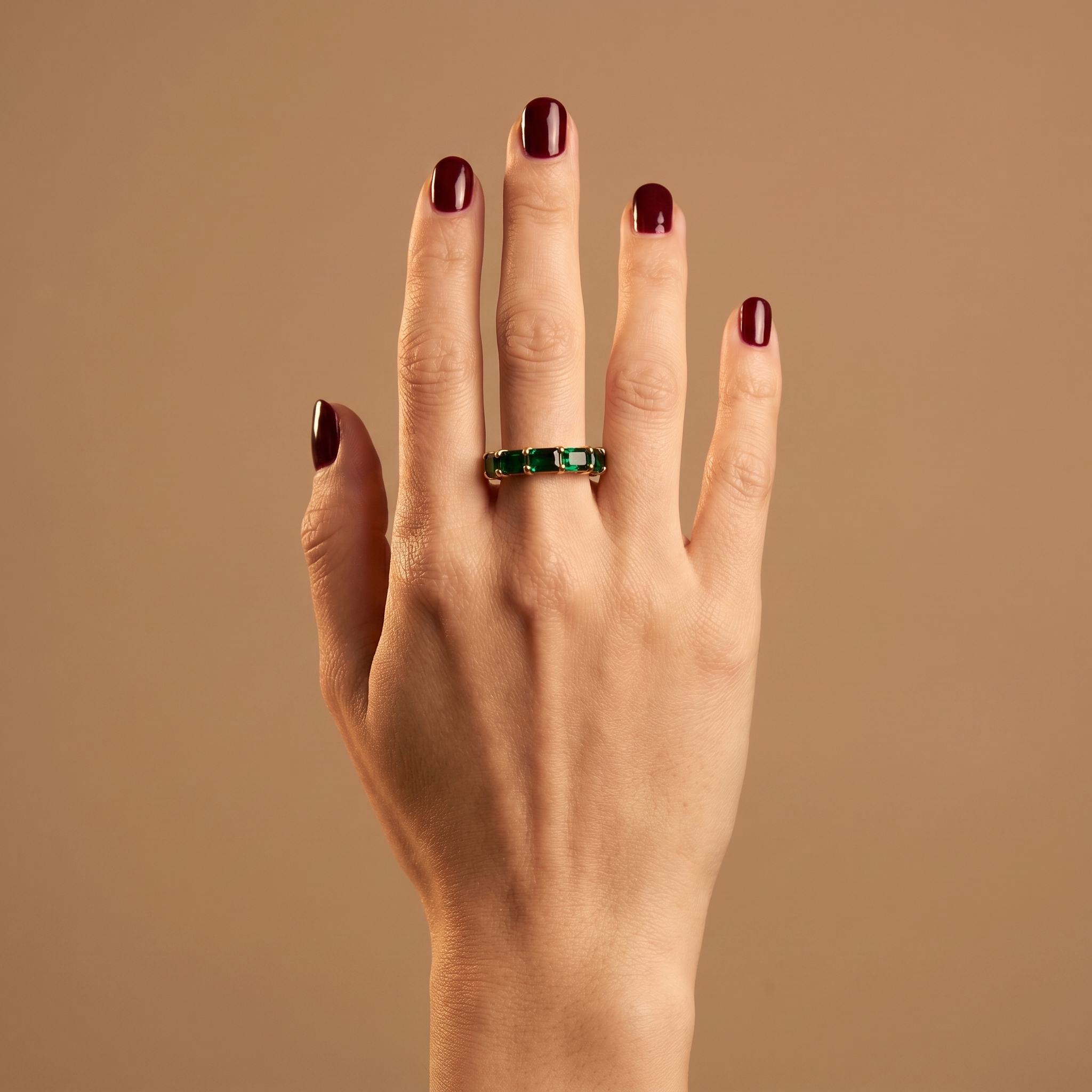 Nexus Tennis Ring – Zambian Green Emerald