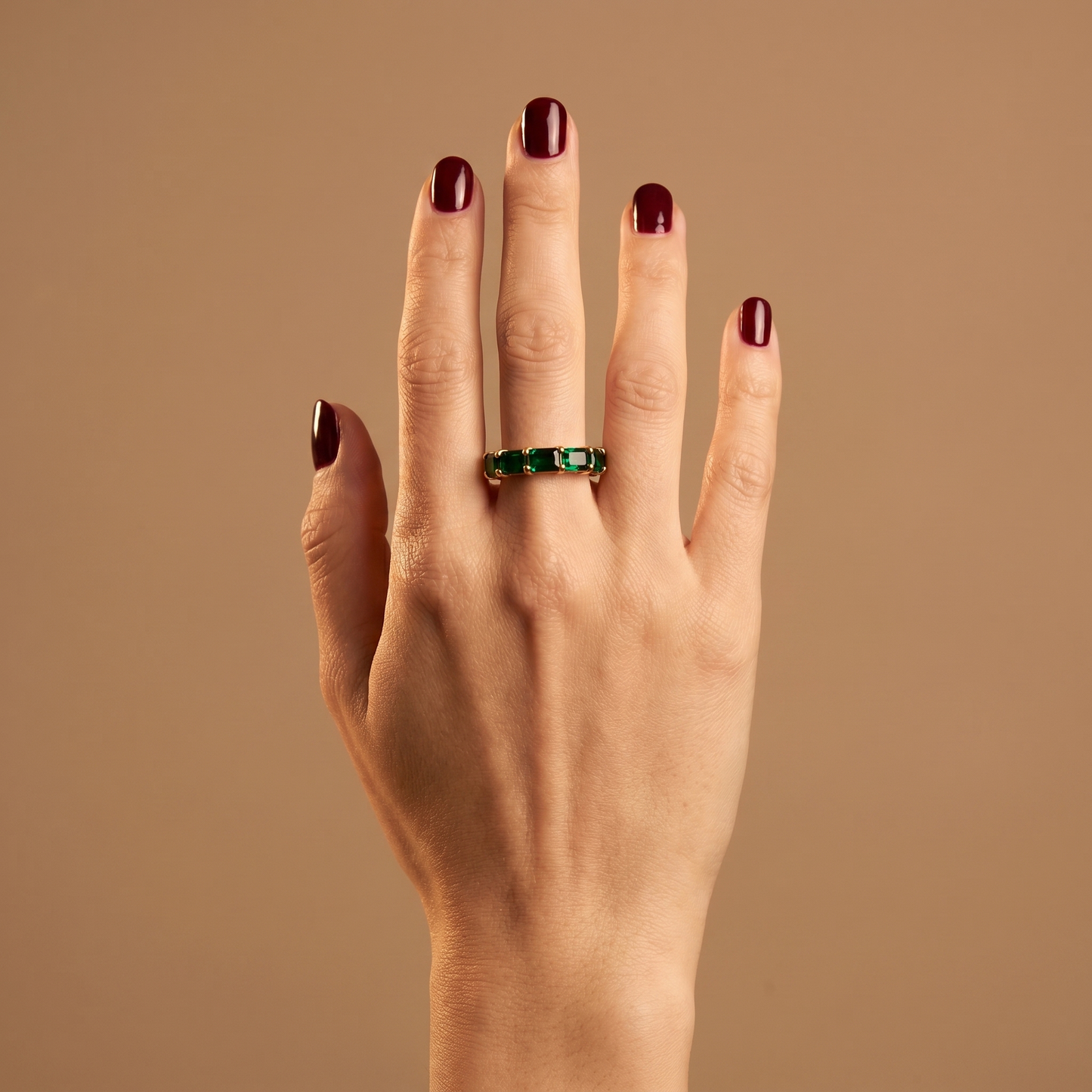 Nexus Tennis Ring – Zambian Green Emerald