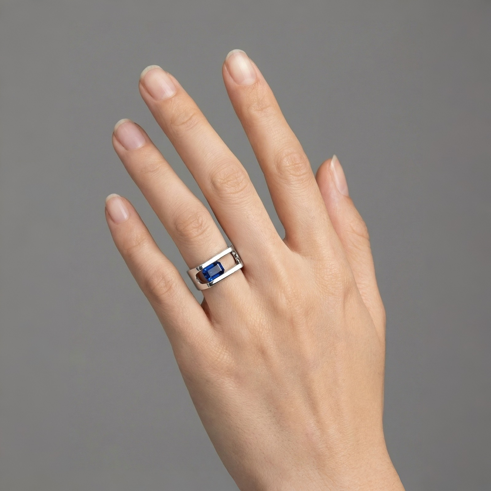 Nexus Journey Ring – Blue Sapphire