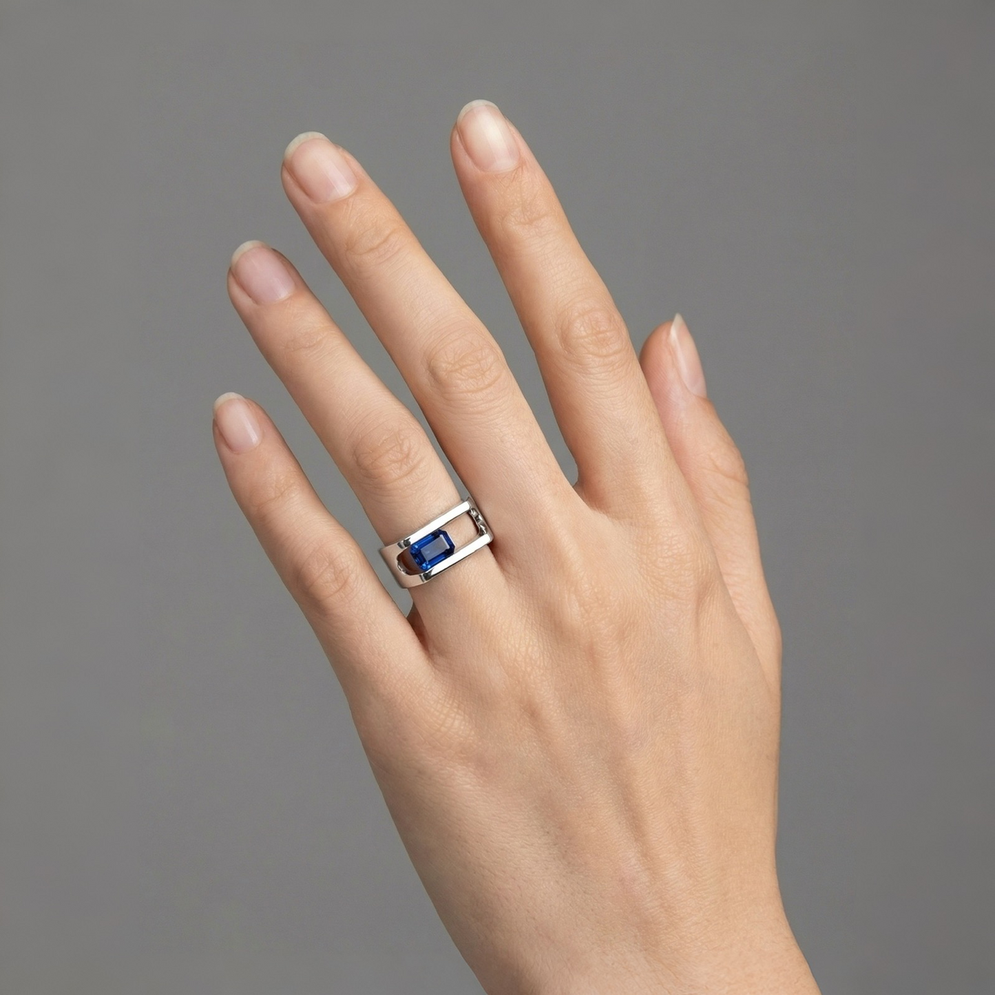 Nexus Journey Ring – Blue Sapphire