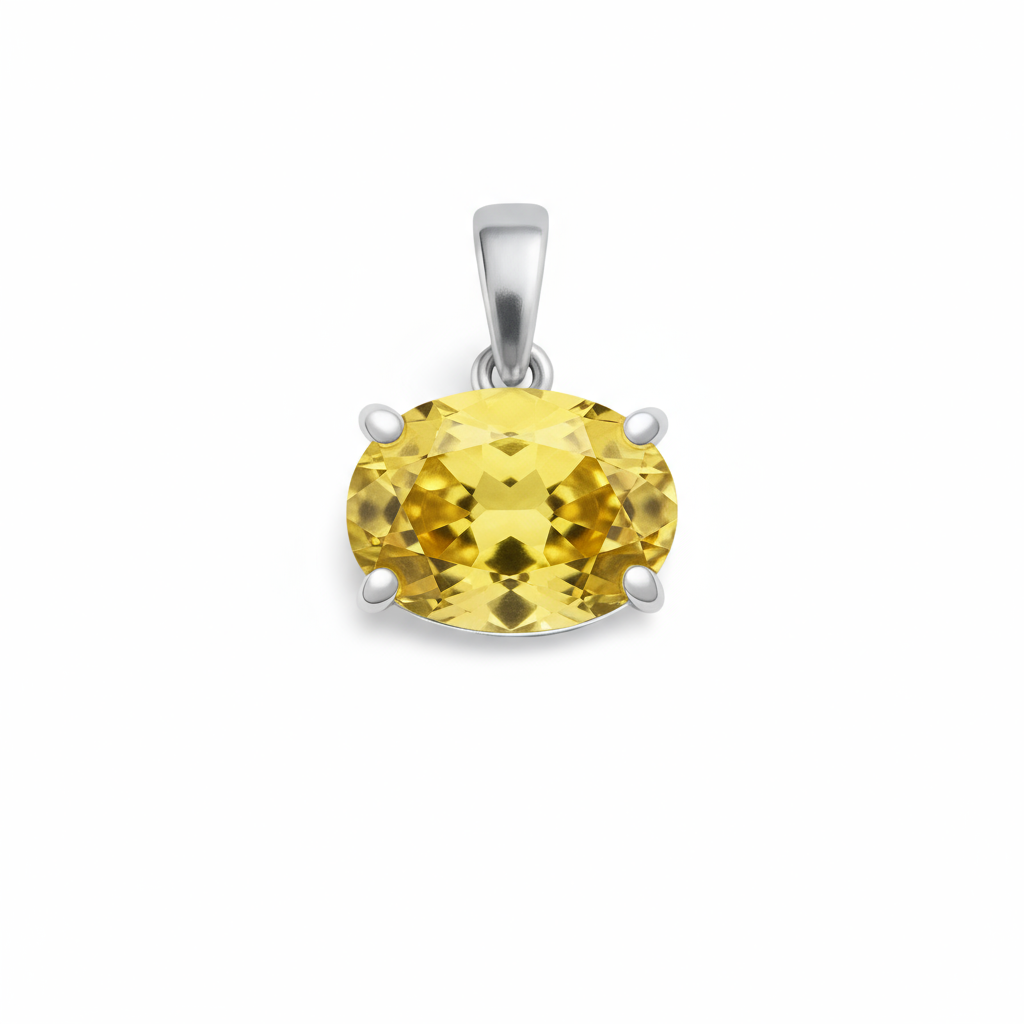 Velara Solitaire Necklace – Teal Blue Spinel