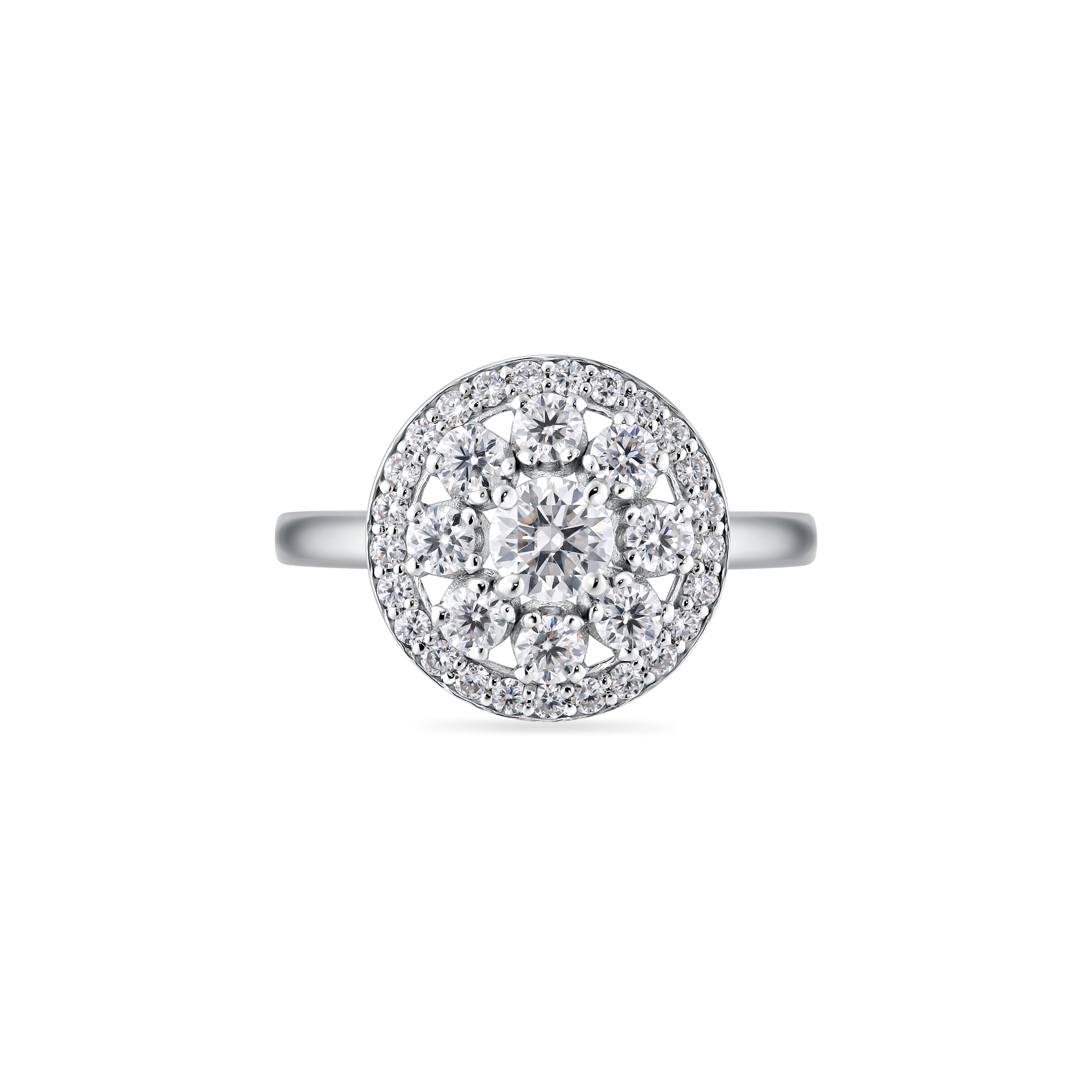 Juno Statement Ring – White Diamond