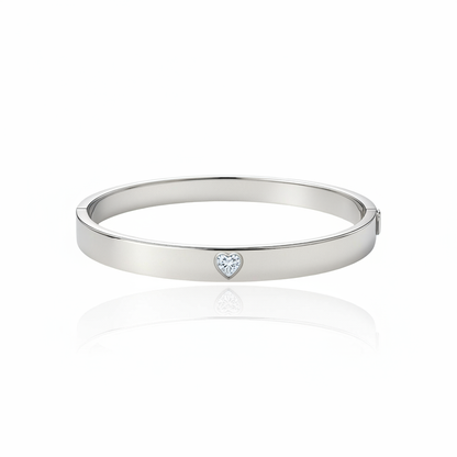 Amore Uno Elemental Bangle – White Diamond