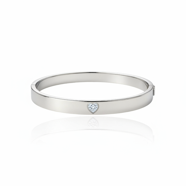 Amore Uno Elemental Bangle – White Diamond