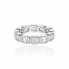 Nexus Lateral Eternity Ring – White Diamond