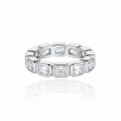 Nexus Lateral Eternity Ring – White Diamond