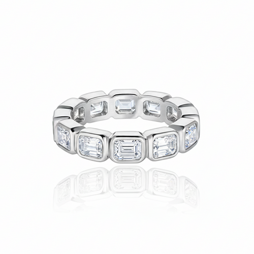 Nexus Lateral Eternity Ring – White Diamond