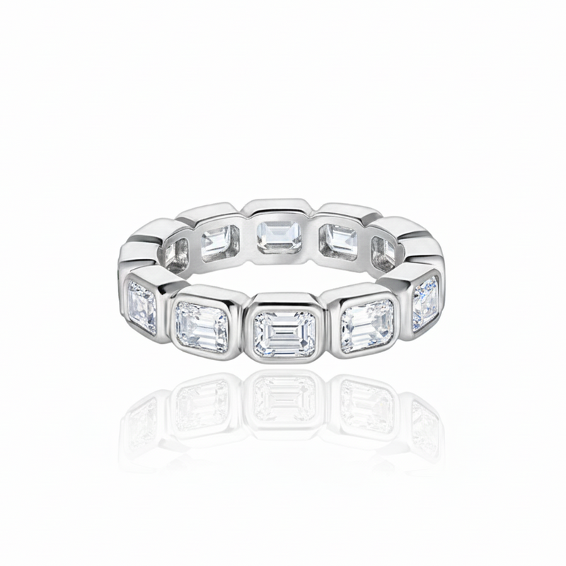 Nexus Lateral Eternity Ring – White Diamond