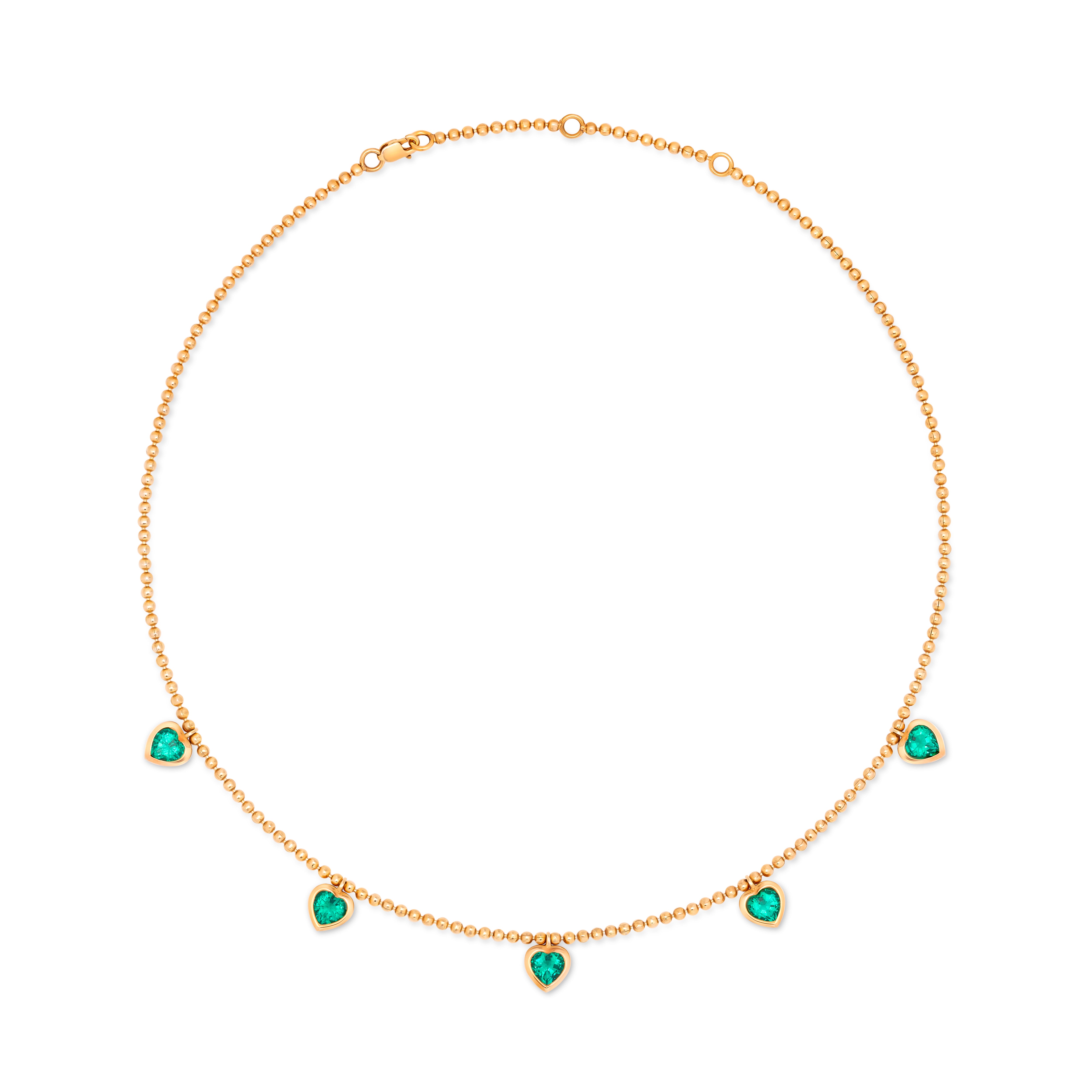 Amore Harmony Necklace – Colombian Green Emerald