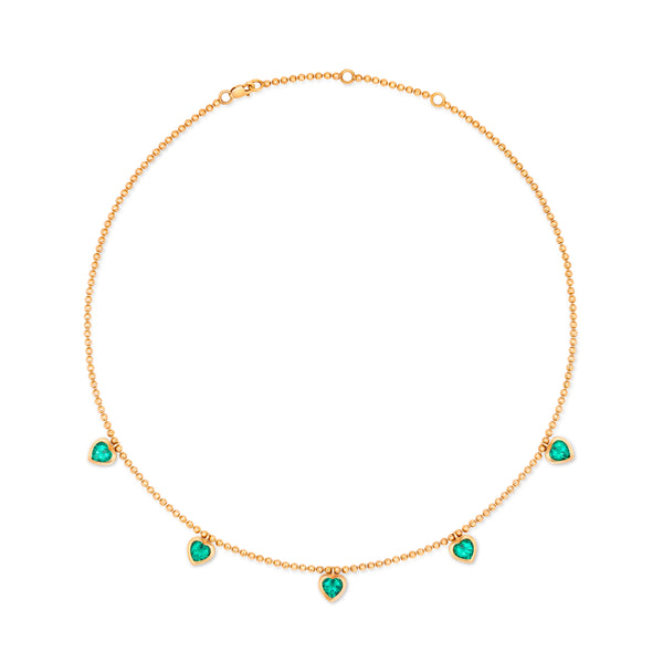 Amore Harmony Necklace – Colombian Green Emerald