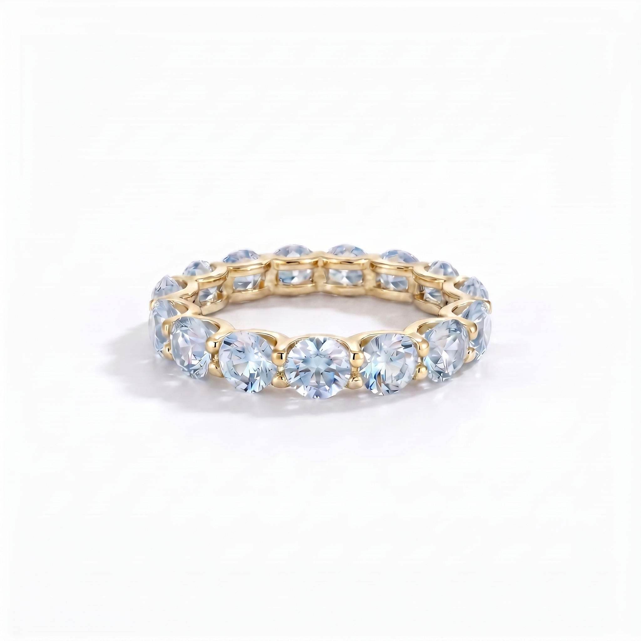 Linea Maxi Ring – Light Blue Aquamarine