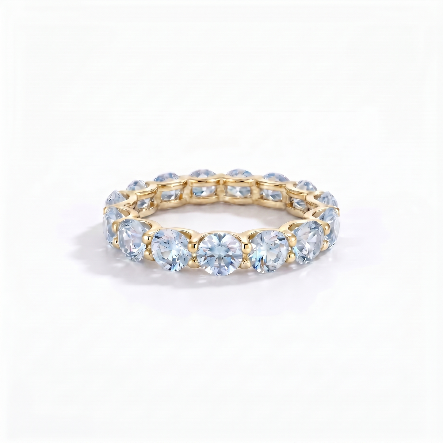 Linea Maxi Ring – Light Blue Aquamarine