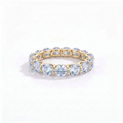 Linea Maxi Ring – Light Blue Aquamarine