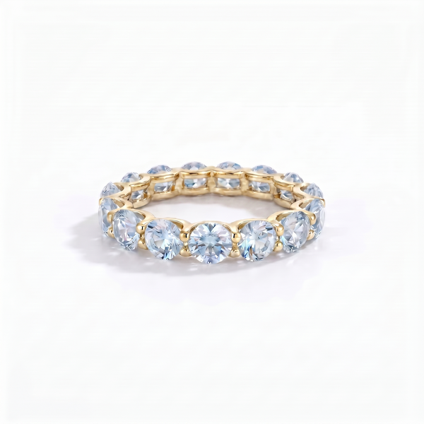 Linea Maxi Ring – Light Blue Aquamarine