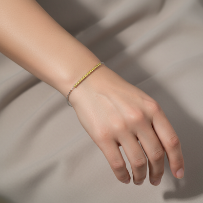 Juno Half Tennis Bracelet – Purple Amethyst