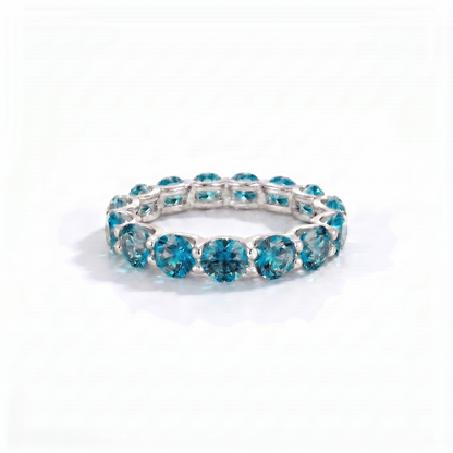 Linea Maxi Ring – Teal Blue Spinel