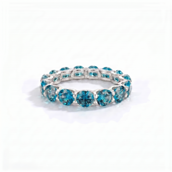 Linea Maxi Ring – Teal Blue Spinel