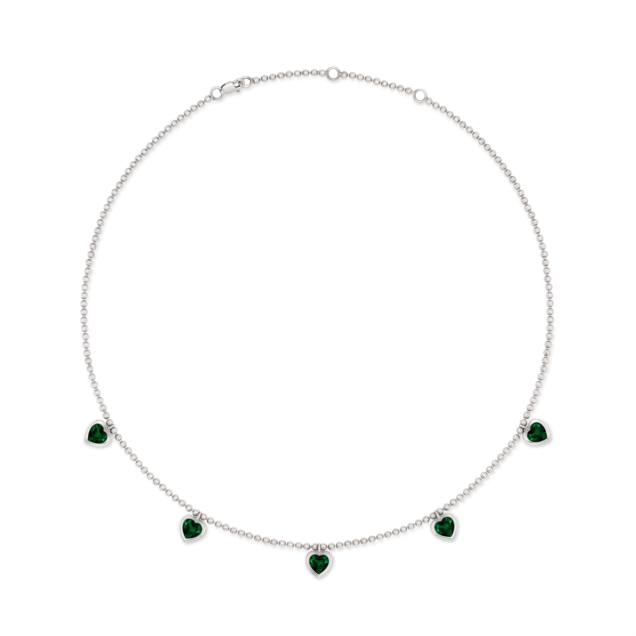 Amore Harmony Necklace – Zambian Green Emerald
