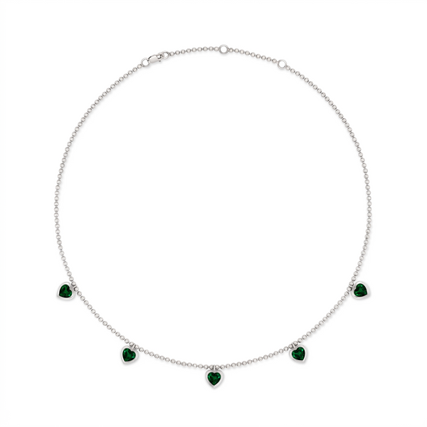 Amore Harmony Necklace – Zambian Green Emerald