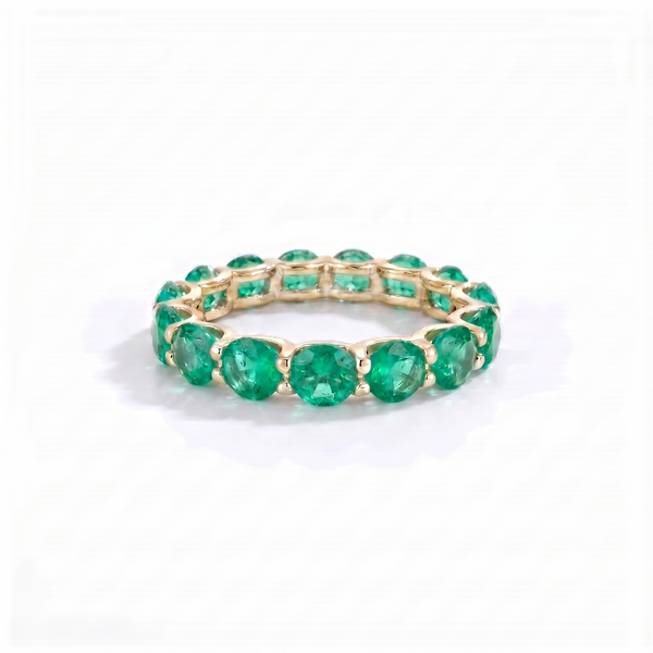 Linea Maxi Ring – Colombian Green Emerald