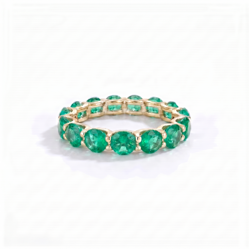 Linea Maxi Ring – Colombian Green Emerald