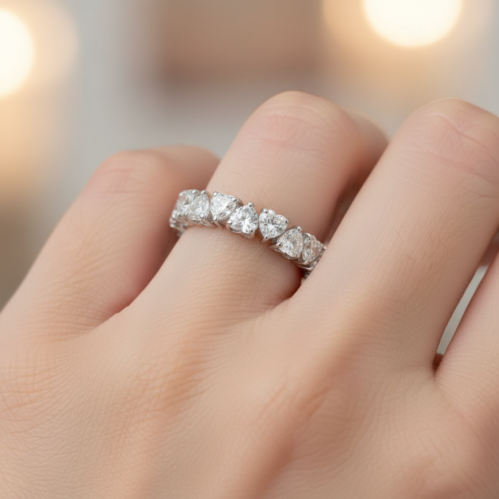 Amore Eternity Ring – White Diamond
