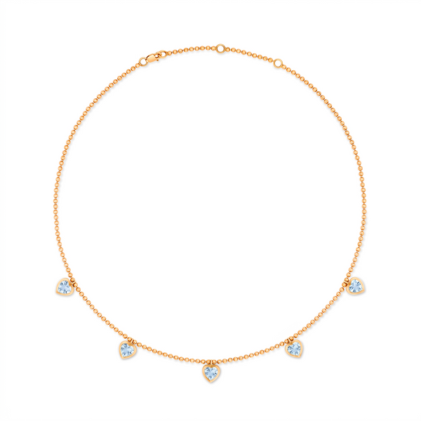Amore Harmony Necklace – Light Blue Aquamarine