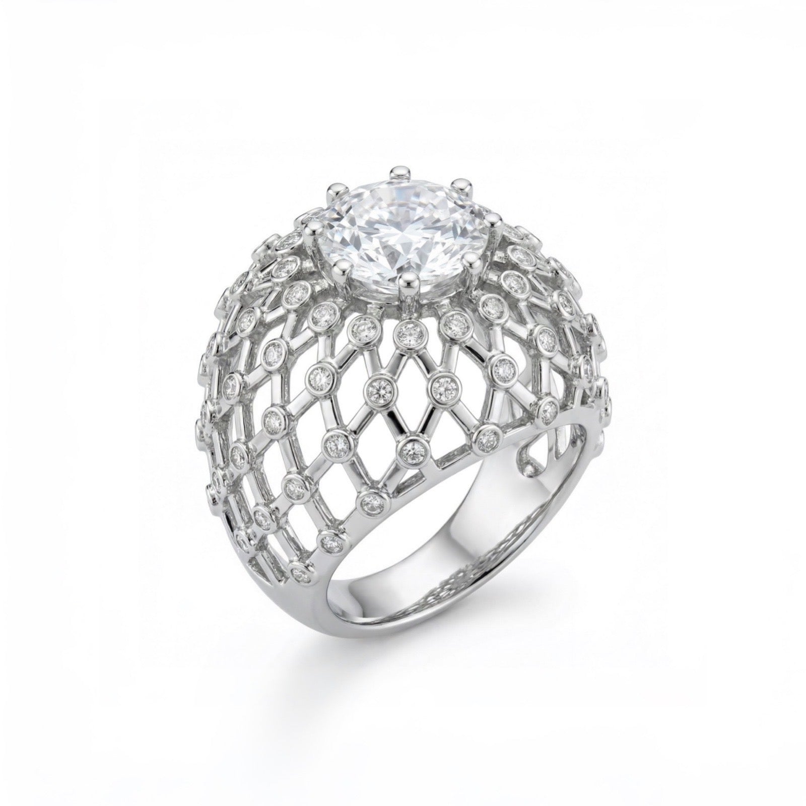 Juno Majestic Ring – White Diamond